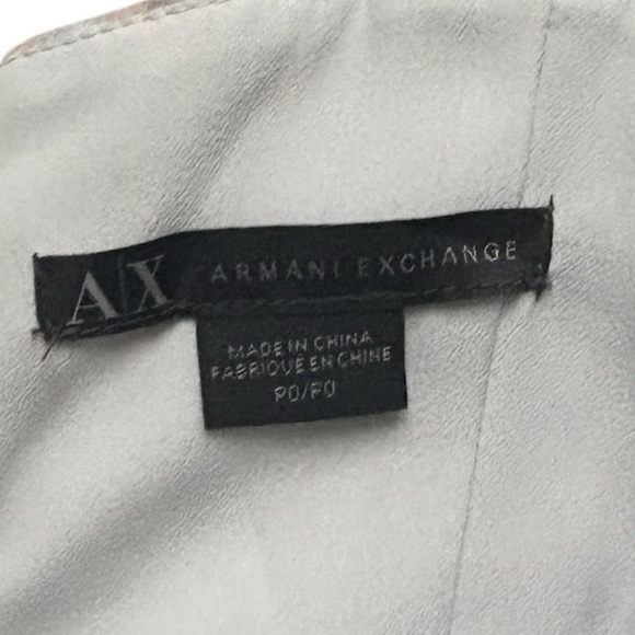 Armani exchange gray/pastel pink  pleated cocktail dress size P0(petite) - Picture 4 of 10
